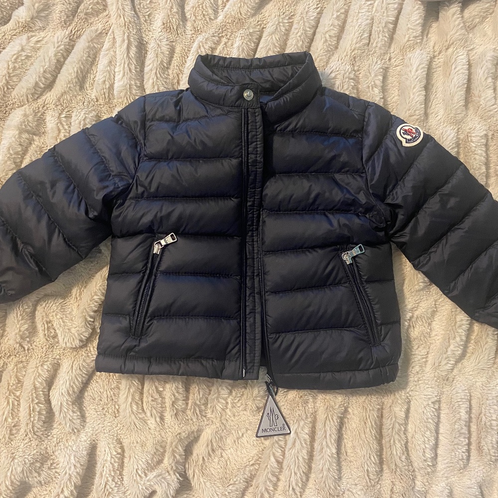 Moncler Baby Unisex Jacket Down Acorus Jacket- Size 12/18 Months